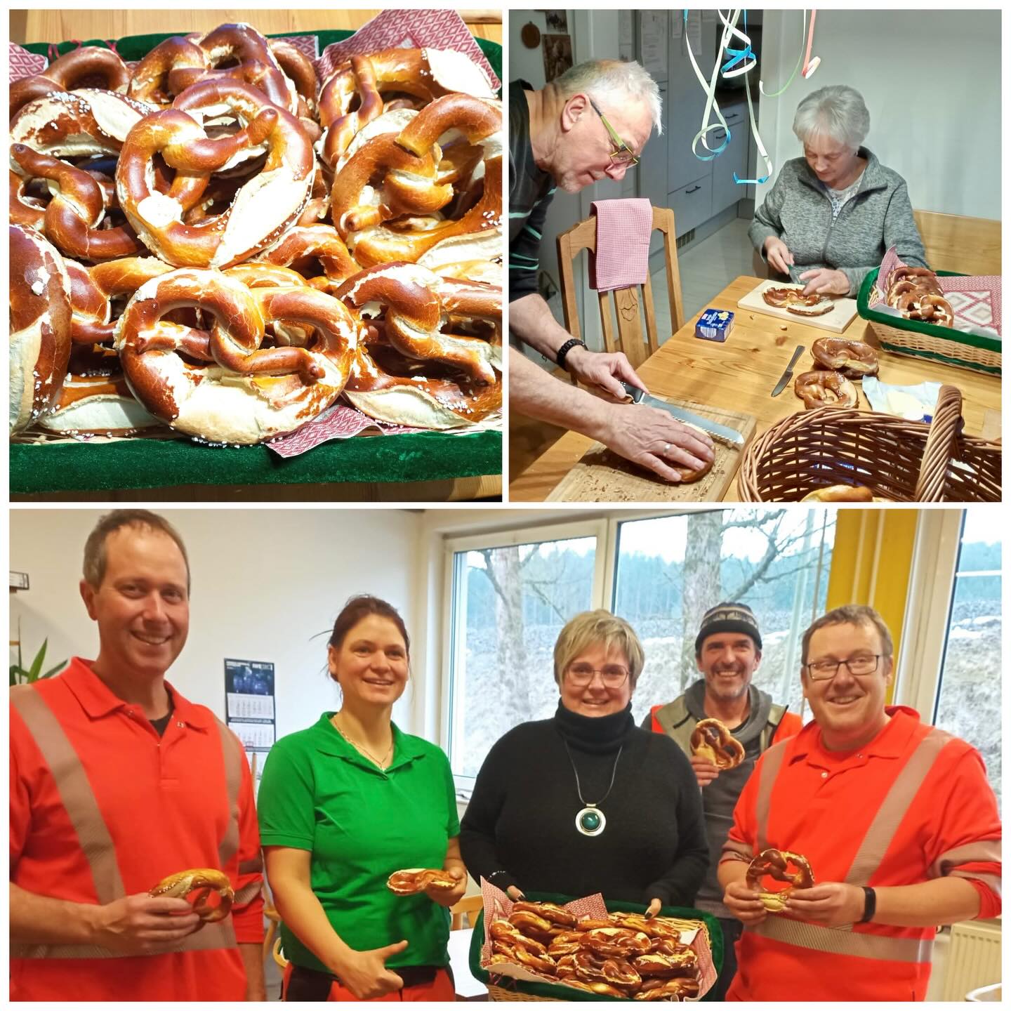 Dankeschön an den städtischen Bauhof 🥨 

Am 28. Januar haben engagierte Mitglieder der Freien Wähler e. V. Brezeln geschmiert und diese zur Frühstückspause an den Bauhof St. Georgen gebracht. Damit wollten wir uns einfach einmal persönlich für die tolle Arbeit bedanken, die dort das ganze Jahr über geleistet wird.

Gerade jetzt im Winter, bei Eis und Schnee, zeigt sich, wie wichtig ein gut aufgestellter und zuverlässiger Bauhof ist. Und auch über die Eisfläche am Rondell haben wir uns dieses Jahr wieder besonders gefreut. Aber auch im Frühjahr und Sommer sorgen die Mitarbeiterinnen und Mitarbeiter mit viel Einsatz dafür, dass Beete gepflegt werden, unsere Stadt sauber bleibt und ihr schönes Gesicht zeigen kann – und das oft ganz selbstverständlich im Hintergrund.

Die Brezeln waren nur eine kleine Geste, unsere Wertschätzung dafür ist umso größer.
Vielen Dank für euren Einsatz und die vielen Aufgaben, die ihr täglich übernehmt! 

#bauhof #stgeorgenimschwarzwald #wirliebenstgeorgen #dankeschön #brezelliebe