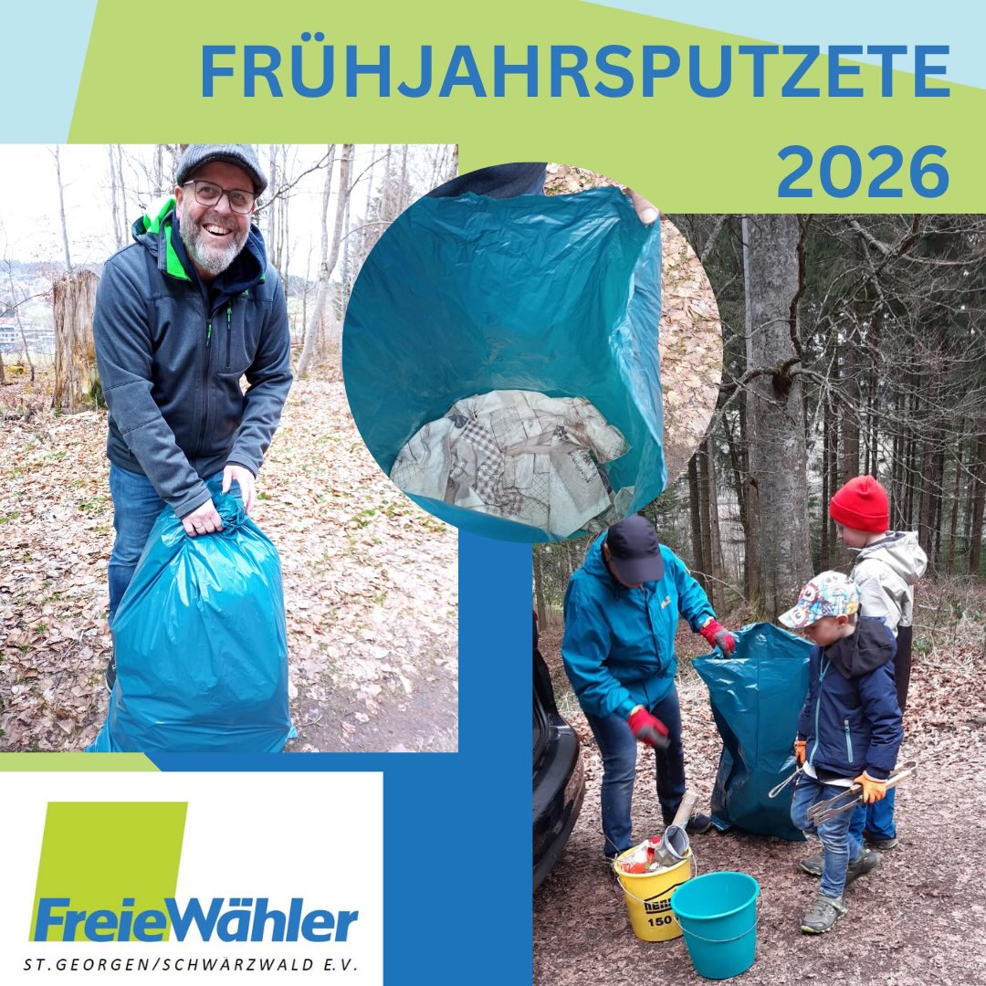 🧹 Frühjahrsputz – wir waren am Start!

Auch dieses Jahr haben wir bei der Frühjahrsputz-Aktion in St. Georgen mitgemacht. In kleinen Teams ging’s los durch die Stadt – Müll sammeln, anpacken, sauber machen 💪

Es kam wieder einiges zusammen, aber:
👉 Dieses Jahr lag insgesamt weniger Müll rum als sonst – ein gutes Zeichen!

Für uns ist klar: Solche Aktionen gehören einfach dazu.
Wir packen gern mit an, damit unsere Stadt sauber und lebenswert bleibt.

Danke an alle, die dabei waren! 🙌

#frühjahrsputz #stgeorgenimschwarzwald #anpacken #ehrenamt #wirfürstgeorgen